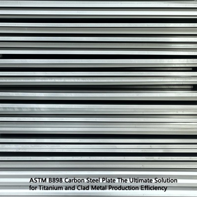 ASTM B898 Углеродистая стальная плита - окончательное решение для эффективности производства титана и покрытого металла